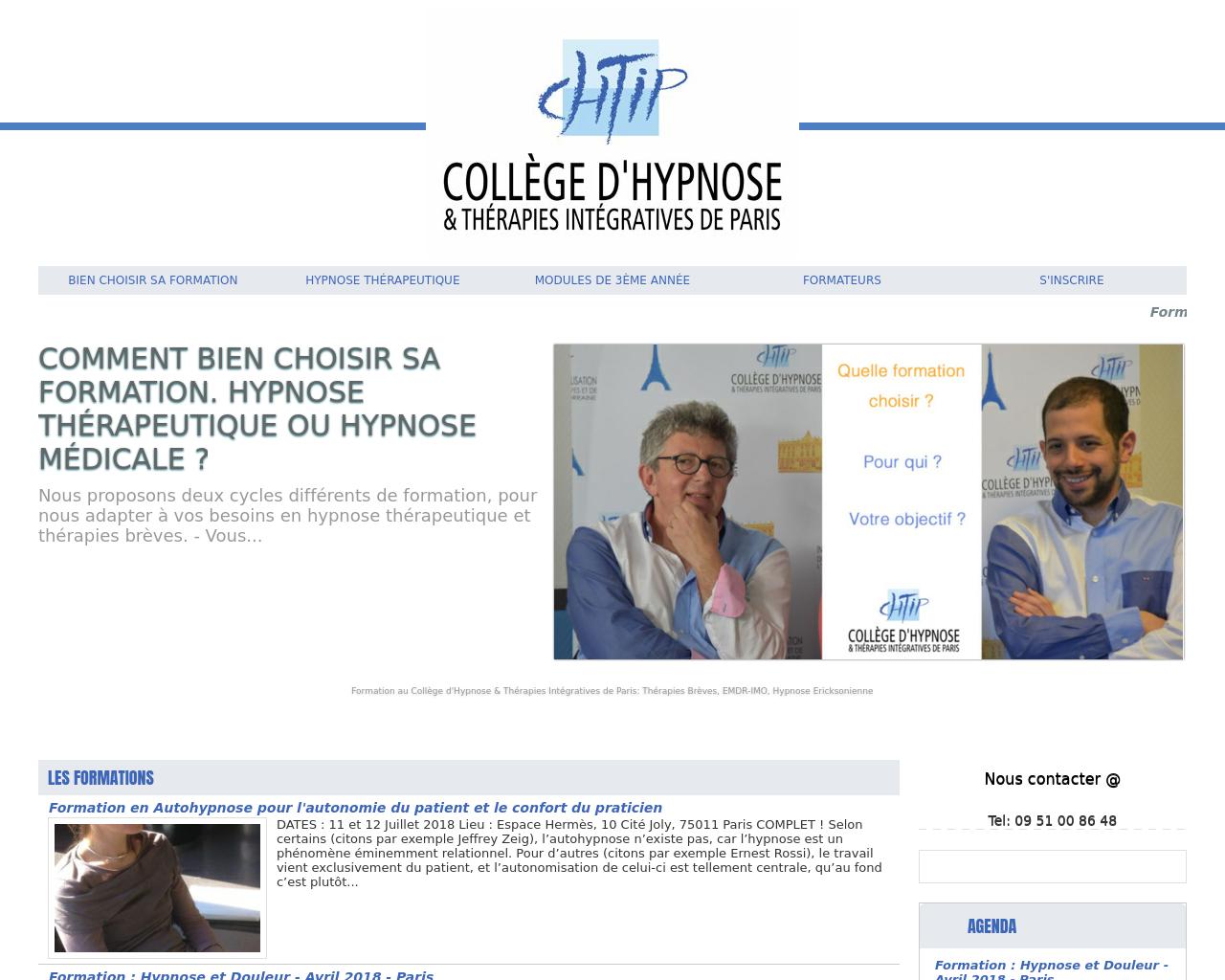 Formation en Hypnose, EMDR- IMO et Thérapies Brèves à Paris