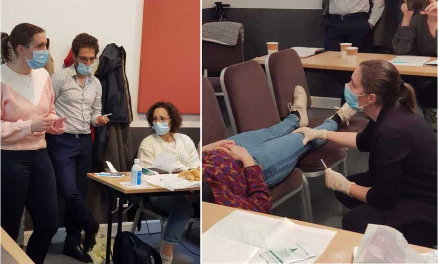 Marjorie SCHWARTZ, Dr Jimmy GROSS et Valérie TOUATI-GROSS en Formation Hypnoanalgésie à Paris. Une formation pratico-pratique Marjorie SCHWARTZ, Dr Jimmy GROSS et Valérie TOUATI-GROSS en Formation Hypnoanalgésie à Paris. Une formation pratico-pratique