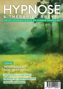 Douleurs d’épaule. Revue hypnose et thérapies brèves 73. Douleurs d’épaule. Revue hypnose et thérapies brèves 73.